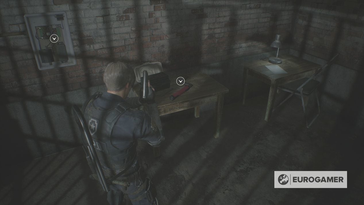 Resident Evil 2 Parking Garage, Diamond Key and Square Crank